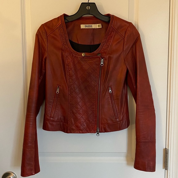 DAZZLE Genuine Lamb Leather Jacket - Picture 4 of 9